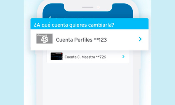 Ingresa el banco en el que recibes tu nómina.