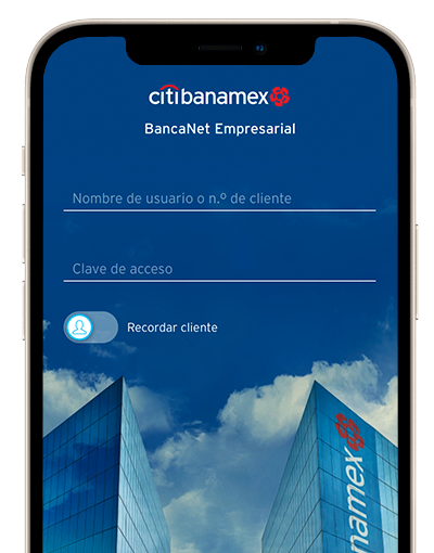 aplicación Citibanamex en celular